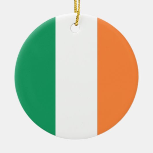 Ierland Nationale Vlag, Ierse standaard, Banner Keramisch Ornament (Voorkant)
