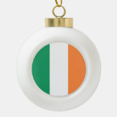 Ierland Nationale Vlag, Ierse standaard, Banner Keramische Bal Ornament (Voorkant)