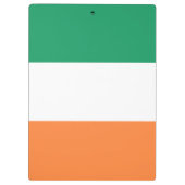 Ierland Nationale Vlag, Ierse standaard, Banner Klembord (Achterkant)