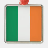 Ierland Nationale Vlag, Ierse standaard, Banner Metalen Ornament (Voorkant)