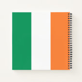 Ierland Nationale Vlag, Ierse standaard, Banner Notitieboek (Achterkant)