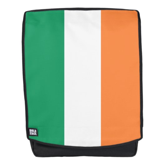 Ierland Nationale Vlag, Ierse standaard, Banner Rugtassen (Voorkant)