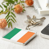 Ierland Nationale Vlag, Ierse standaard, Banner Sleutelhanger (Zijkant)