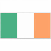 Ierland Nationale Vlag, Ierse standaard, Banner Sticker (Voorkant)