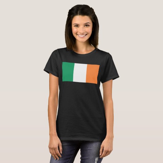 Ierland Nationale Vlag, Ierse standaard, Banner T-shirt (Voorkant volledig)