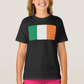 Ierland Nationale Vlag, Ierse standaard, Banner T-shirt (Voorkant)