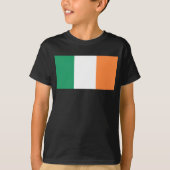 Ierland Nationale Vlag, Ierse standaard, Banner T-shirt (Voorkant)