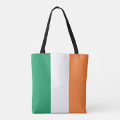 Ierland Nationale Vlag, Ierse standaard, Banner Tote Bag (Achterkant)