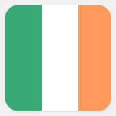 Ierland Nationale Vlag, Ierse standaard, Banner Vierkante Sticker (Voorkant)