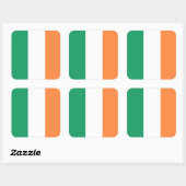 Ierland Nationale Vlag, Ierse standaard, Banner Vierkante Sticker (Vel)