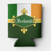 Ierland Nationale vlag, pas de naam aan Blikjeskoeler (Voorkant)
