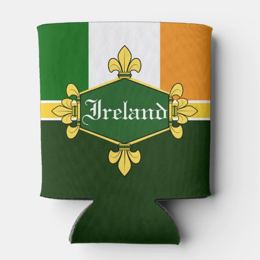 Ierland Nationale vlag, pas de naam aan Blikjeskoeler (Achterkant)