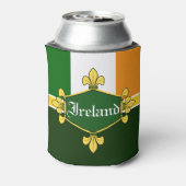 Ierland Nationale vlag, pas de naam aan Blikjeskoeler (Blikje Achterkant)