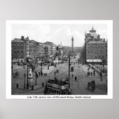 Ierland, O'Connell Bridge Dublin Poster (Voorkant)