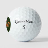 Ierland op Ierse vlag tmtp5 gbcnt Golfballen (Logo)