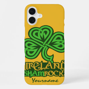 Ierland op maat gemaakte monogram telefoonhoesjes iPhone 16 plus hoesje