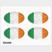 Ierland Ovale Sticker (Vel)