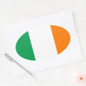 Ierland Ovale Sticker (Envelop)