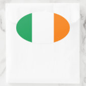 Ierland Ovale Sticker (Tas)