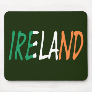 Ierland Overlaid op Ierse vlag Mpt Muismat