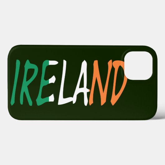 Ierland overlay op Iers vlaggenschip Case-Mate iPhone Case (Achterkant (horizontaal))