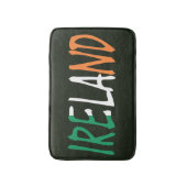 Ierland overlay op Ierse vlag bmcnt Badmat (Voorkant Verticaal)