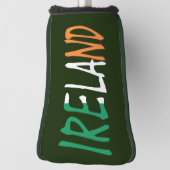 Ierland overlay op Ierse vlag pcnt Golfheadcover (Draai 90)