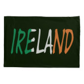 Ierland overlay op Ierse vlag pcnt Kussensloop (Achterkant)