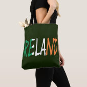 Ierland overlay op Ierse vlag stunt Tote Bag (Dichtbij)