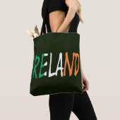 Ierland overlay op Ierse vlag stunt Tote Bag (Dichtbij)