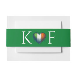 Ierland Paar Bruiloft Uitnodigingen Wikkel