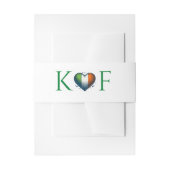 Ierland Paar Bruiloft Uitnodigingen Wikkel (Voorkant Voorbeeld)