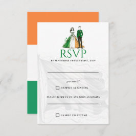 Ierland Paar RSVP-kaart RSVP Kaartje