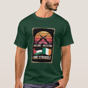 Ierland Palestina Eenheid Sint-Patrick T-shirt