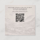 Ierland Passport Wedding QR Informatiekaartje (Voorkant)