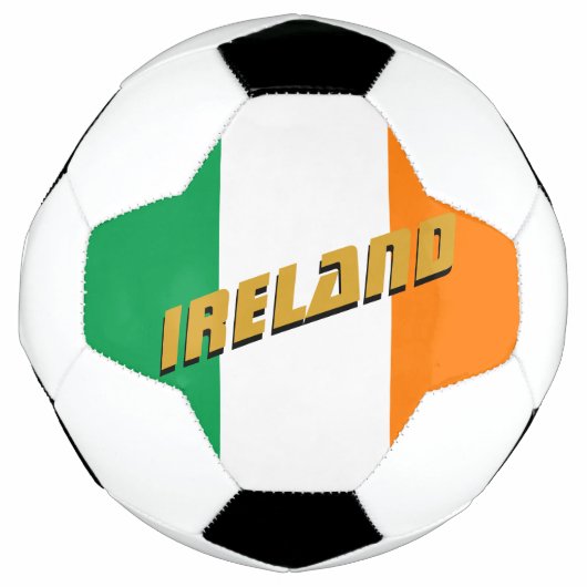 Ierland Patriottisch Football en Ierse vlag Voetbal (Voorkant)