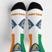 Ierland Patriottische, duurzame Ierse vlaggen Sokk Sokken (Top)