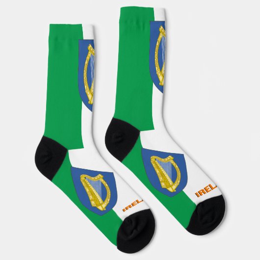 Ierland Patriottische, duurzame Ierse vlaggen Sokk Sokken (Rechts)