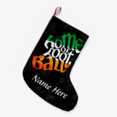 Ierland Peil Ghaelach Gaelic Christmas Stocking Kleine Kerstsok (Voorkant (Hangend))