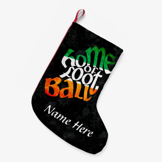 Ierland Peil Ghaelach Gaelic Christmas Stocking Kleine Kerstsok (Voorkant (Hangend))