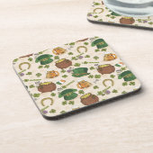  Ierland Pictogram Patroon Bier Onderzetter (Linkerzijde)