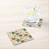  Ierland Pictogram Patroon Kartonnen Onderzetters (Insitu)