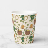  Ierland Pictogram Patroon Papieren Bekers (Rechts)