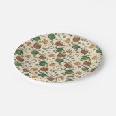  Ierland Pictogram Patroon Papieren Bordje (Gekanteld)