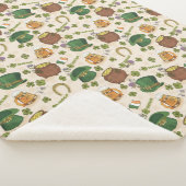 Ierland Pictogram Patroon Sherpa Deken (3/4)