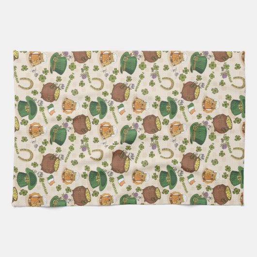  Ierland Pictogram Patroon Theedoek (Horizontaal)