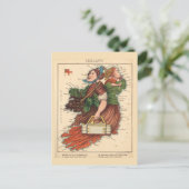 Ierland Pictorial maps Briefkaart (Staand voorkant)