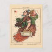 Ierland Pictorial maps Briefkaart (Voorkant)
