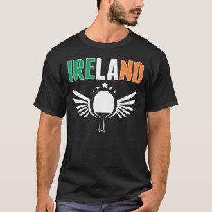 Ierland pingpong Irish Table Tennis Team Support T-shirt