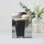 Ierland. Pint stout. Briefkaart (Staand voorkant)